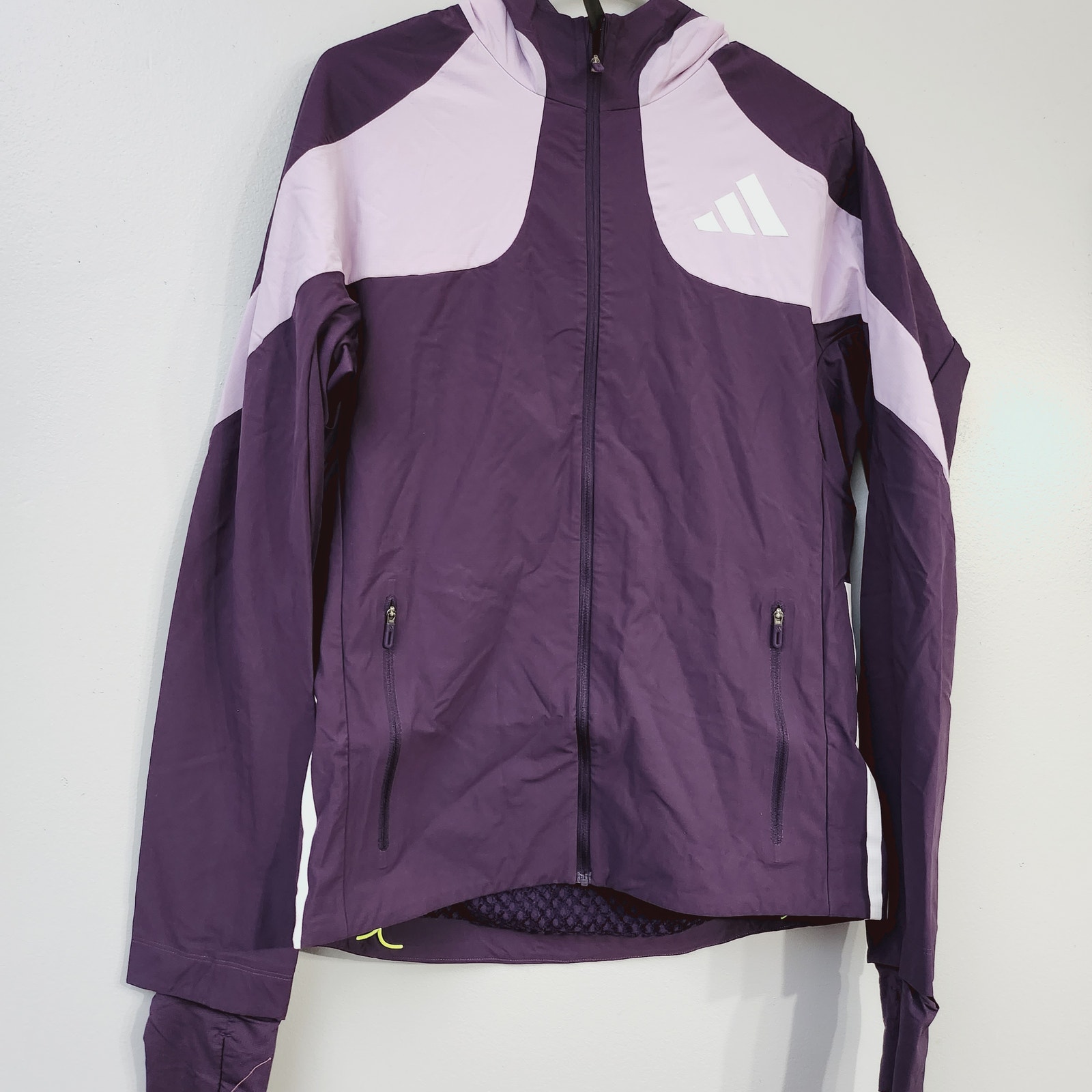 Mens Size Small Adidas Warm Jacket 2025 Pro Elite Team Full Zip Purple Jp3809